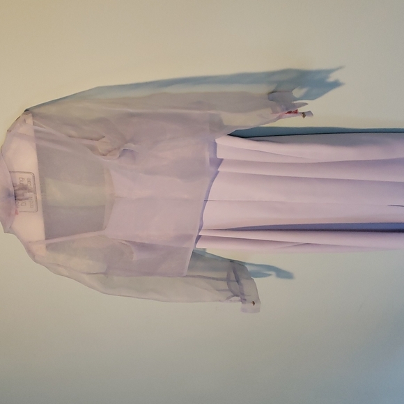 Stunning like new dry cleaned dress and sheer jacket with exquisite buttons - Picture 6 of 16